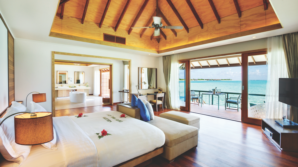 Private Villa Interior at Hideaway Beach Resort & Spa